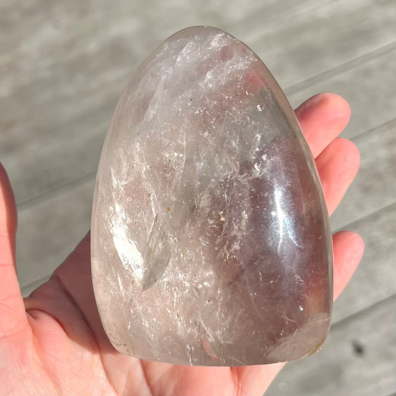Clear Quartz Medium Freeform Crystal - Clarity, Amplification, Healing