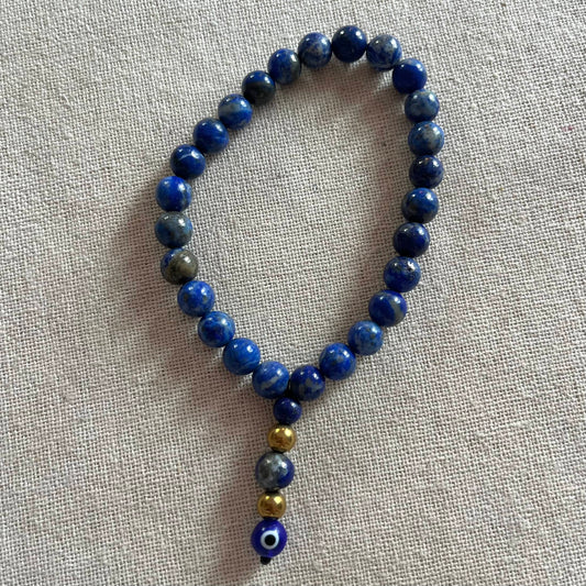 Relaxation Palm Worry Beads - Lapis Lazuli