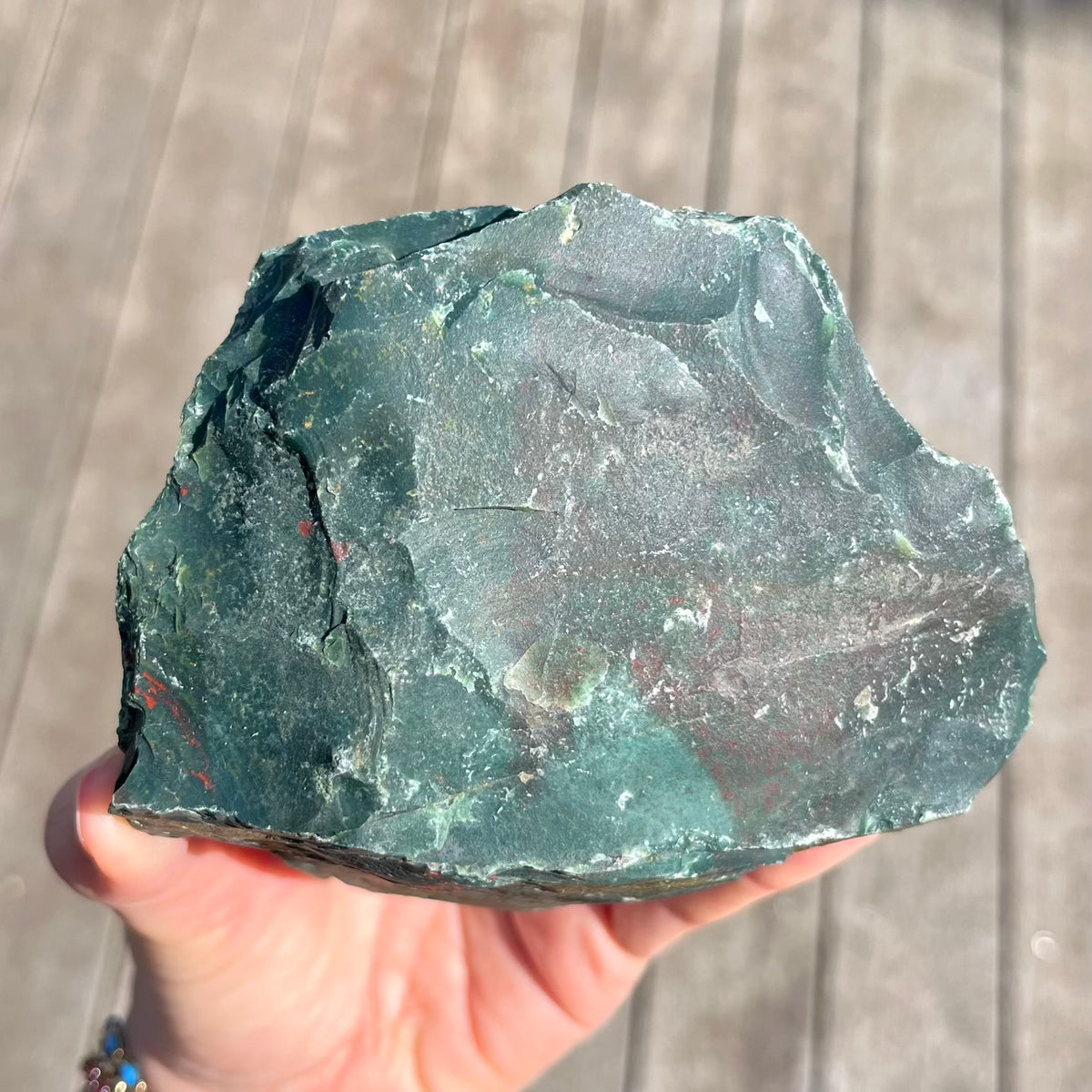 Bloodstone Large Raw Crystal – Courage, Strength
