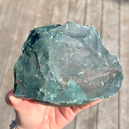 Bloodstone Large Raw Crystal – Courage, Strength