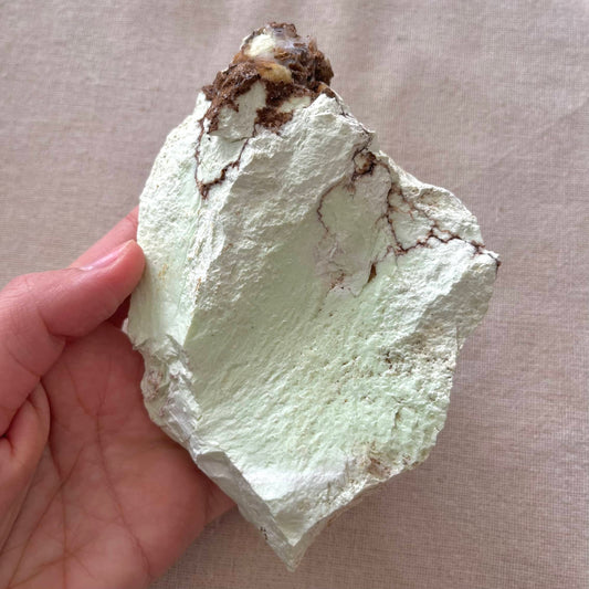 Lemon Chrysoprase Raw Crystal - Large