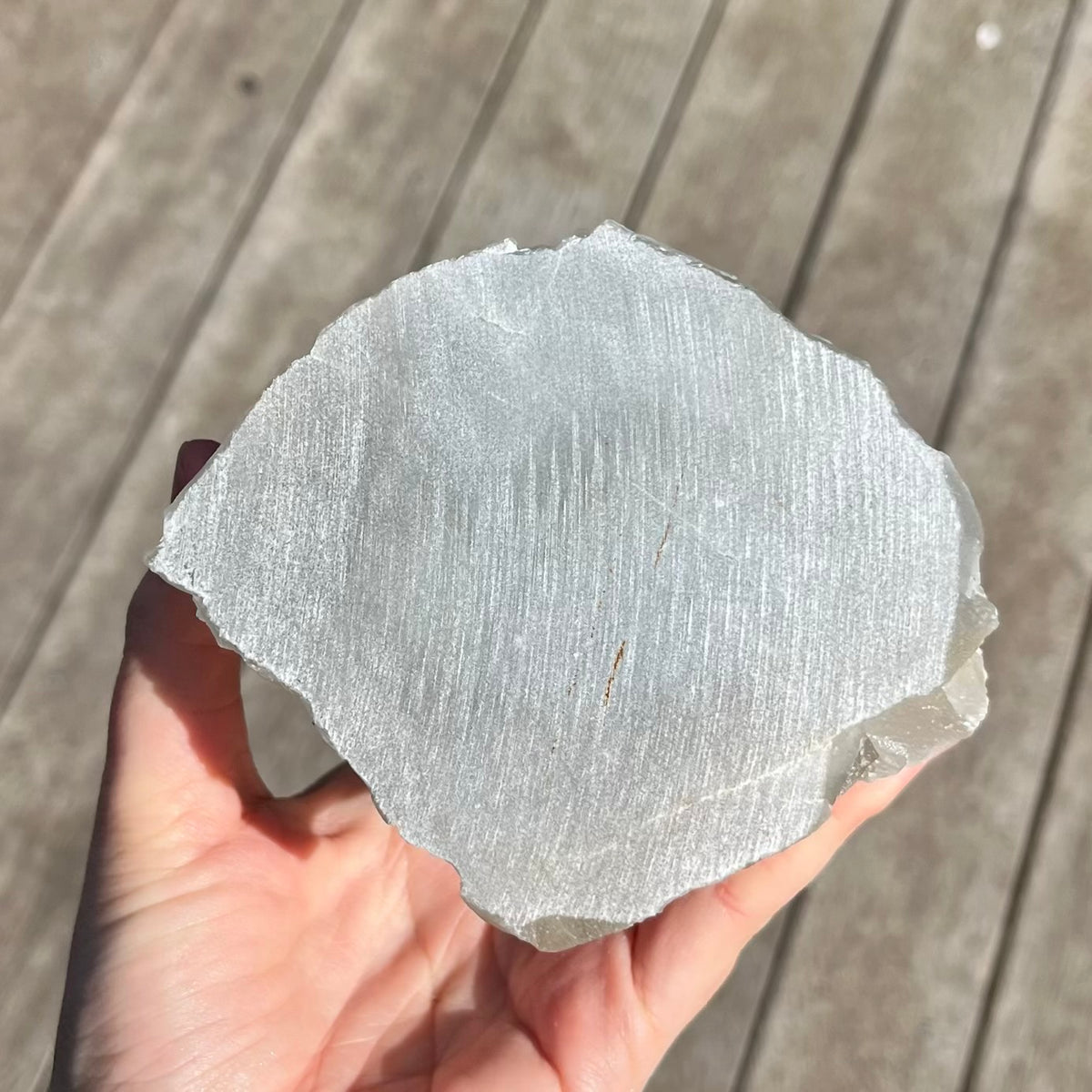 Quartz XL Raw Base-cut Crystal - Wisdom, Intention