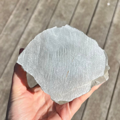 Quartz XL Raw Base-cut Crystal - Wisdom, Intention