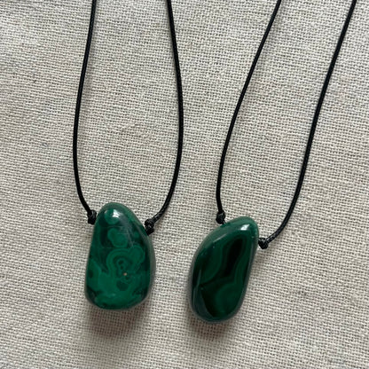 Transformation Pendant - Malachite