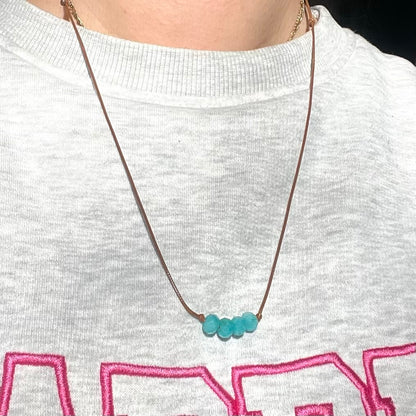 Peaceful Vibes Necklace - Amazonite