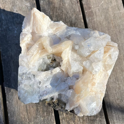 Apophyllite Medium Cluster Crystal - Calming, Intuition, Clarity, Spiritual Connection