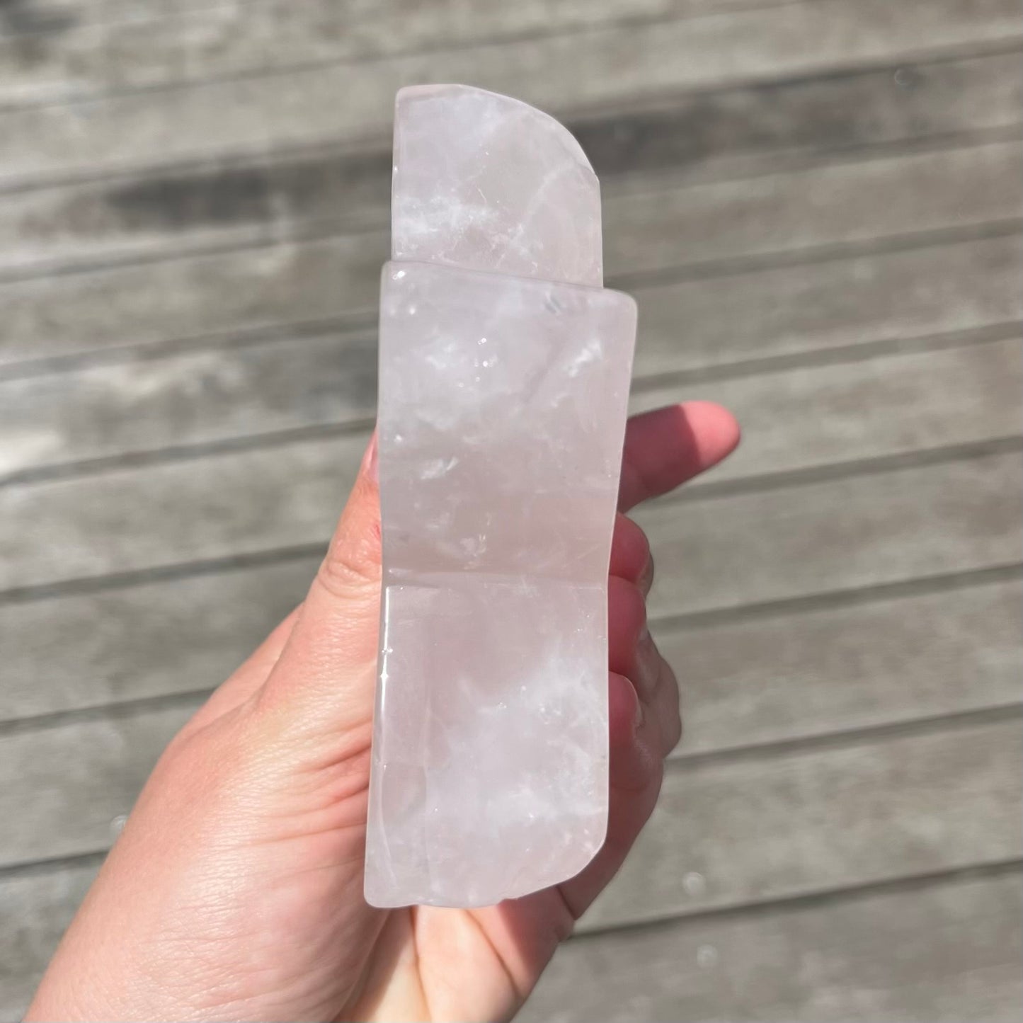 Rose Quartz Large Star Crystal Dish - Unconditional Love, Emotional Healing