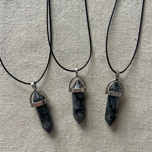 Energy Point Pendant - Labradorite