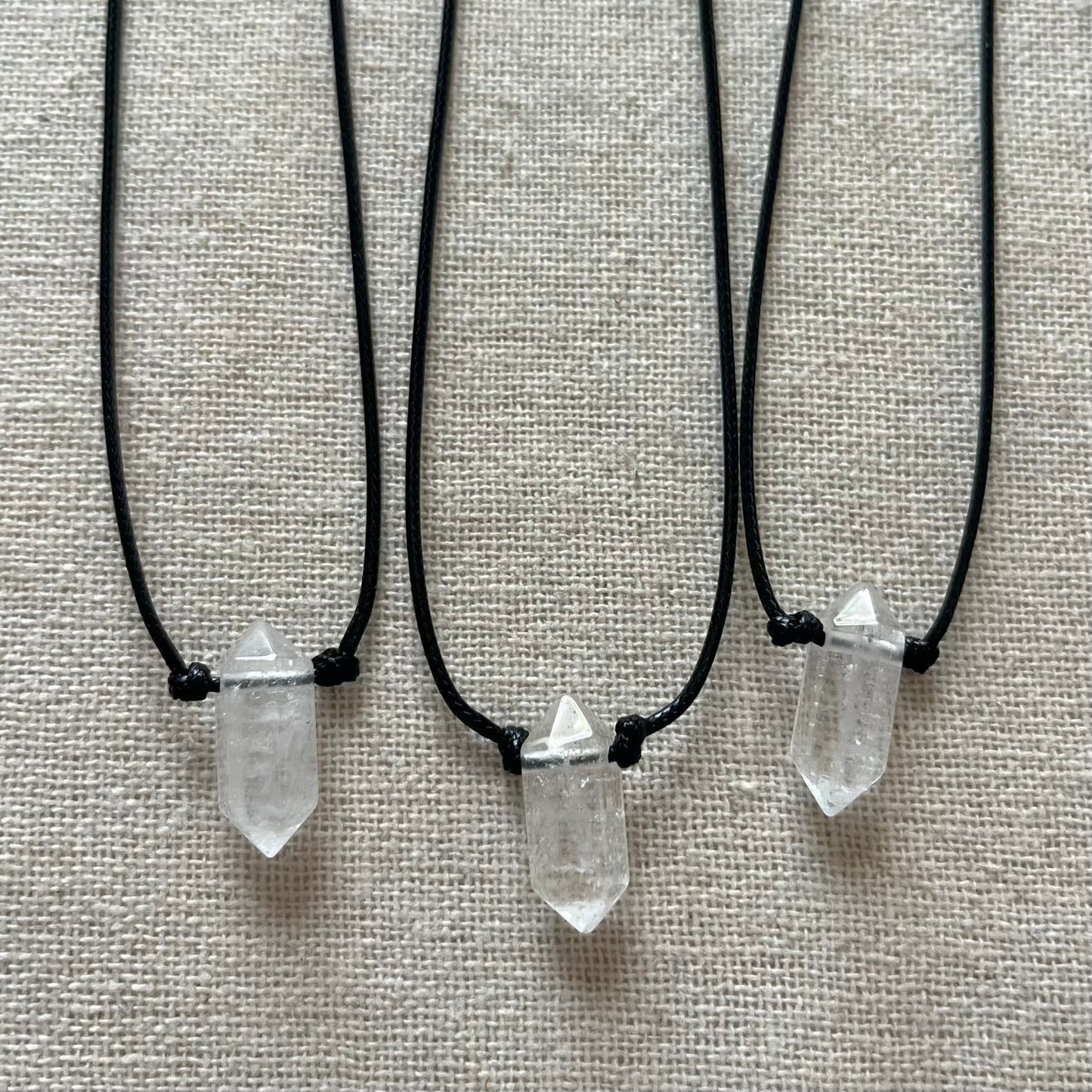 Power Point Pendant - Clear Quartz