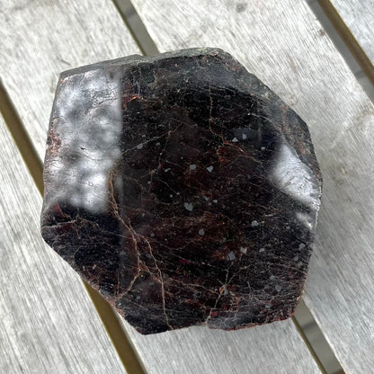 Garnet Base Cut Crystal - Energising, Protective, Passionate