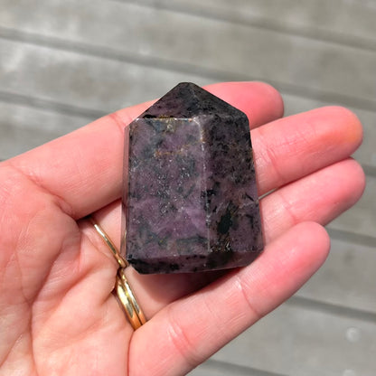 Ruby Small Generator Crystal - Vibrant, Clarifying, Uplifting