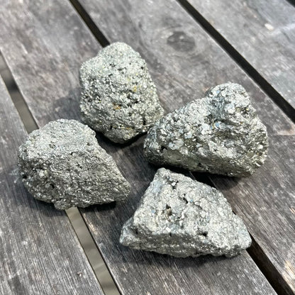 Pyrite Medium Raw Crystal - Wealth, Manifestation