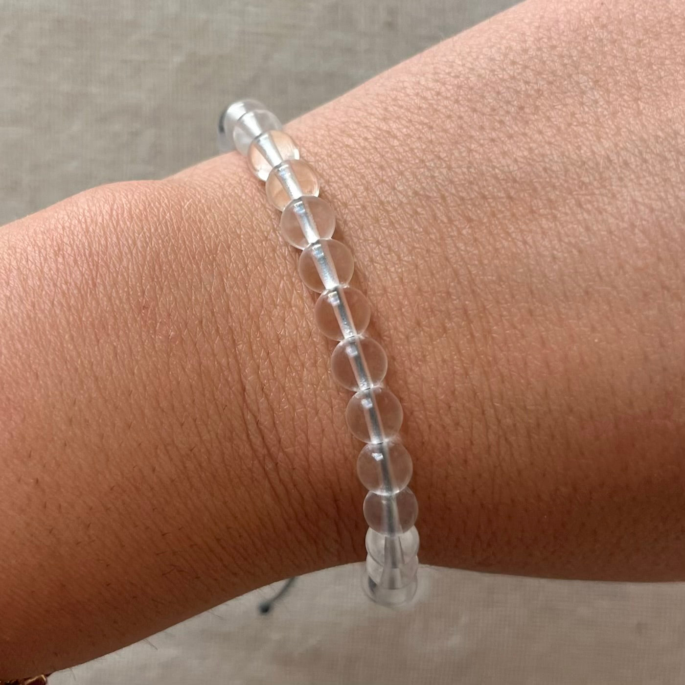 Master Healing Cord Bracelet - Clear Quartz