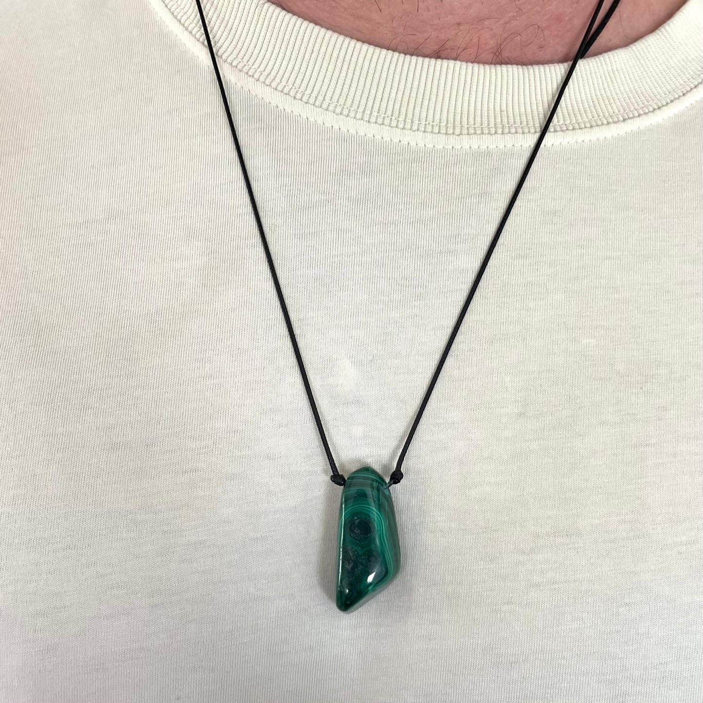 Transformation Pendant - Malachite