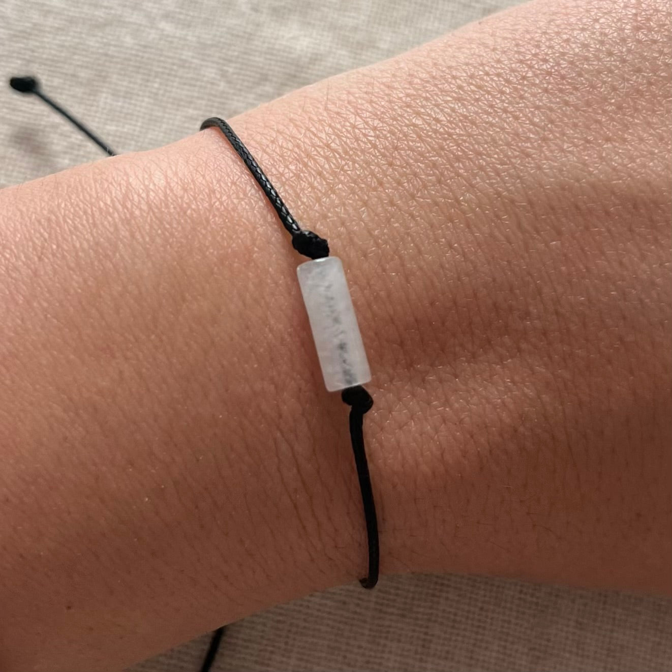 Sacred Cord Bracelet - White Jade