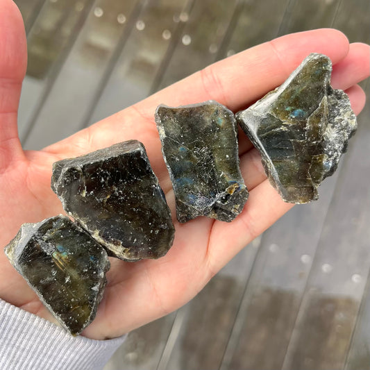 Labradorite Raw Small Crystal - Protective, Mystical, Transformative