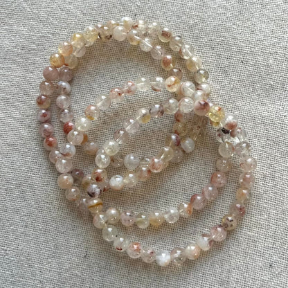 Citrine 6mm Beaded Bracelet - Abundance