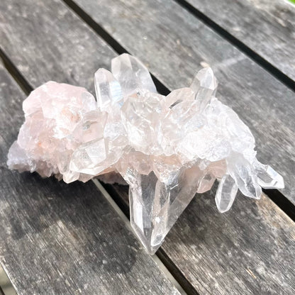 Clear Quartz Medium Cluster Crystal - Wisdom, Intention