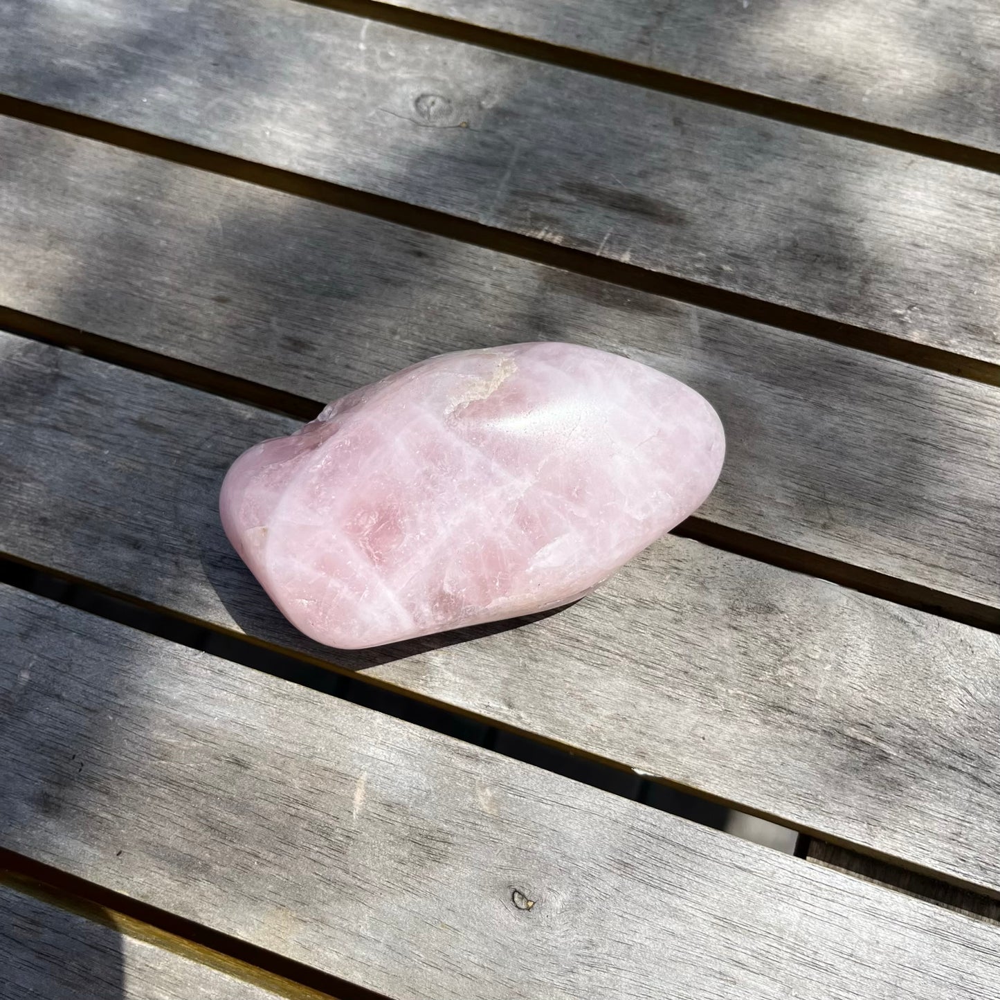 Rose Quartz Medium Freeform Crystal - Unconditional Love, Emotional Healing