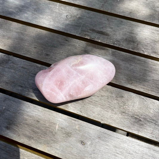 Rose Quartz Medium Freeform Crystal - Unconditional Love, Emotional Healing