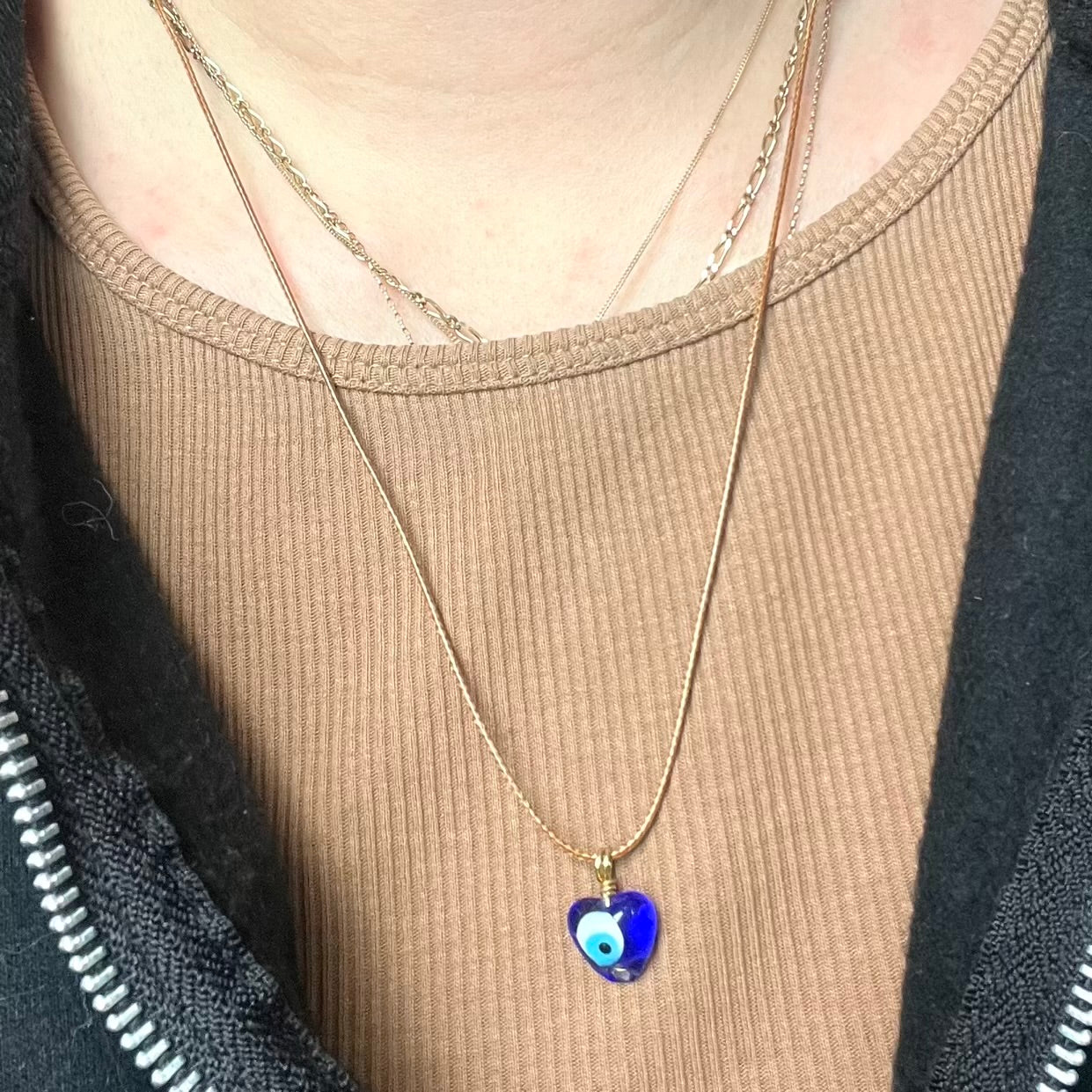 Evil Eye Heart Protection Pendant