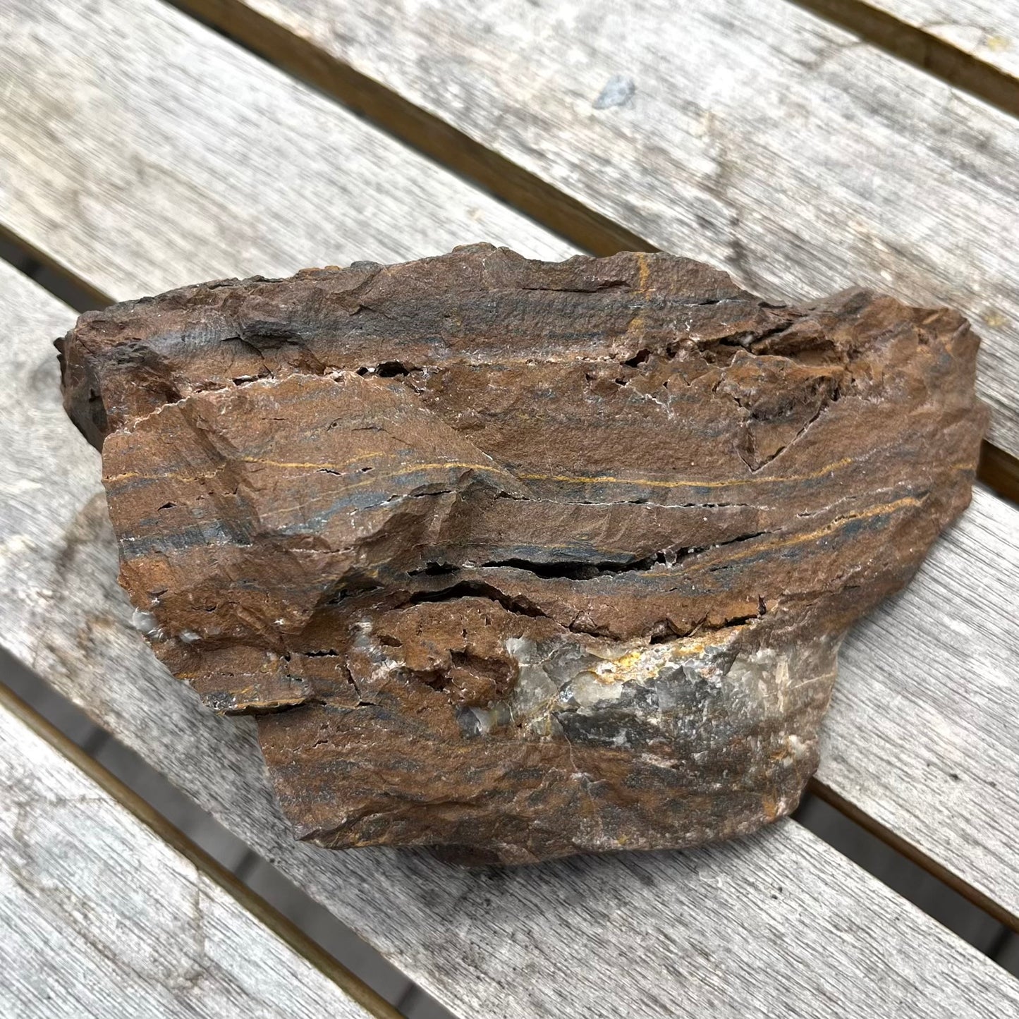 Tiger Eye Large Raw Crystal - Courage, Focus, Protection