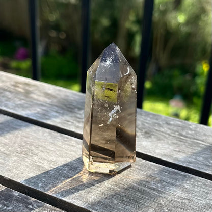 Smoky Quartz Small Point Crystal - Balance, Grounding