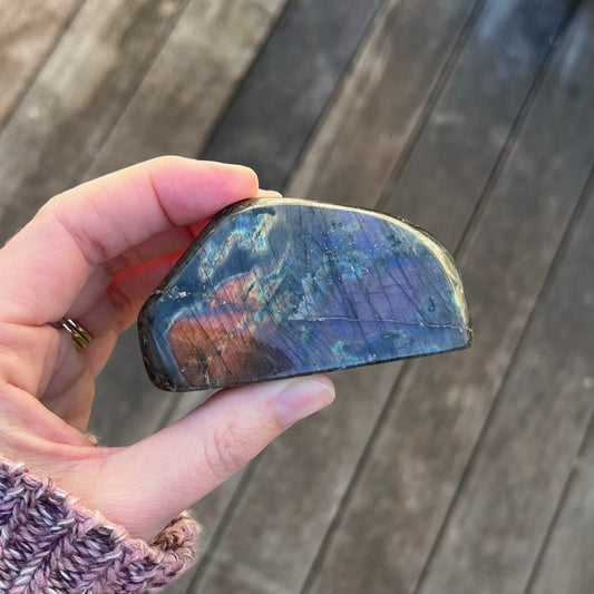 Labradorite Small Freeform Crystal - Intuition, Transformation
