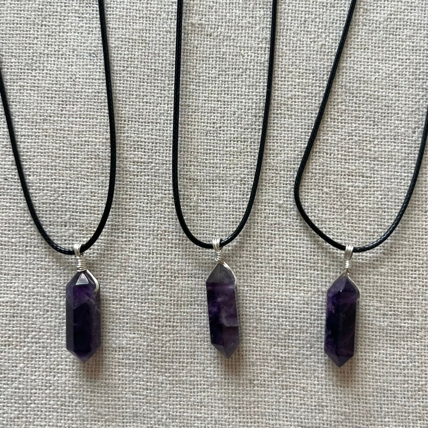 Divine Point Pendant - Amethyst