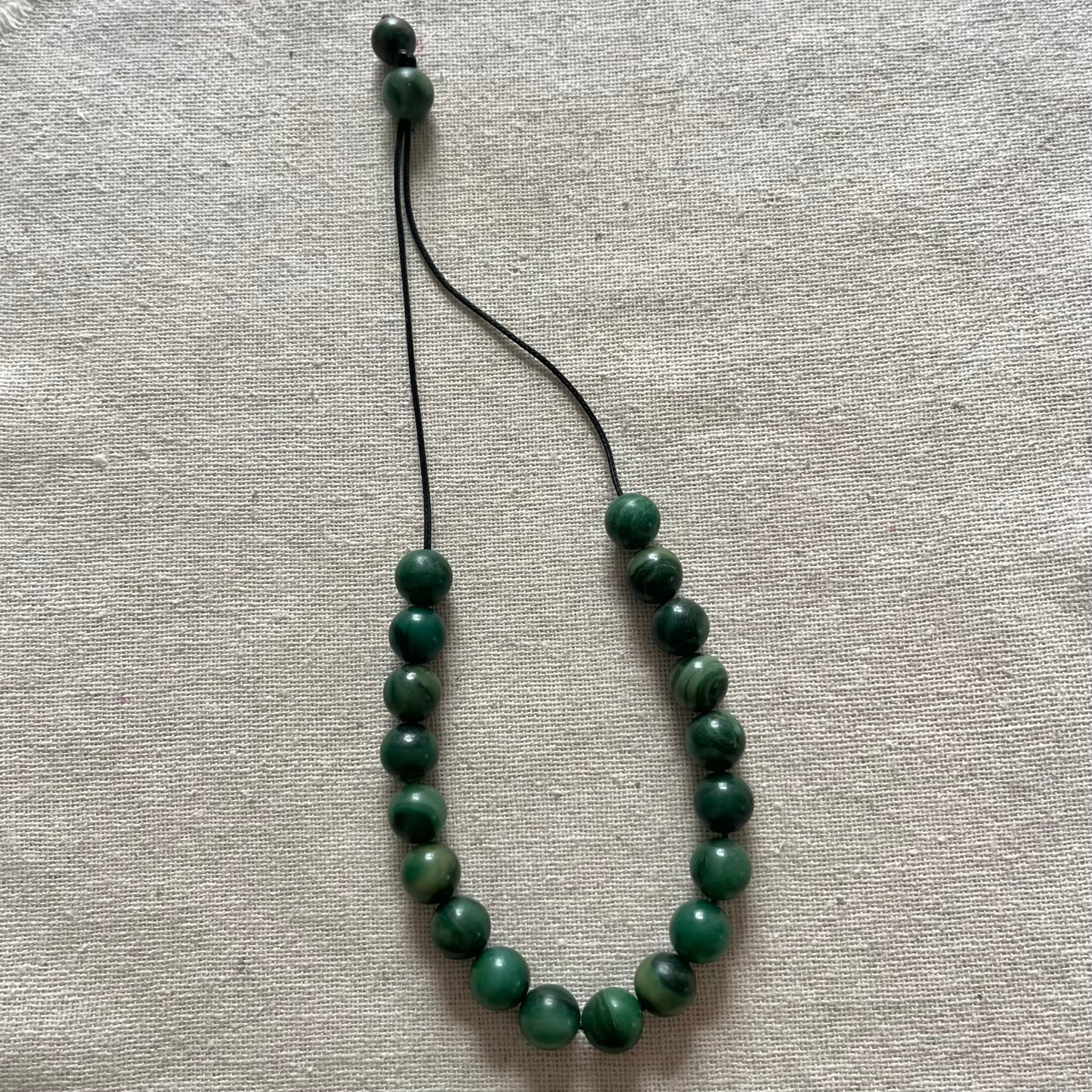 Komboloi Worry Beads - Green Jade