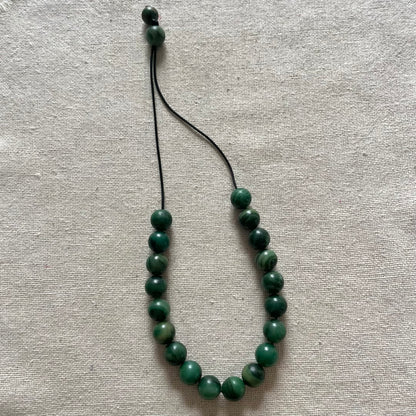 Komboloi Worry Beads - Green Jade