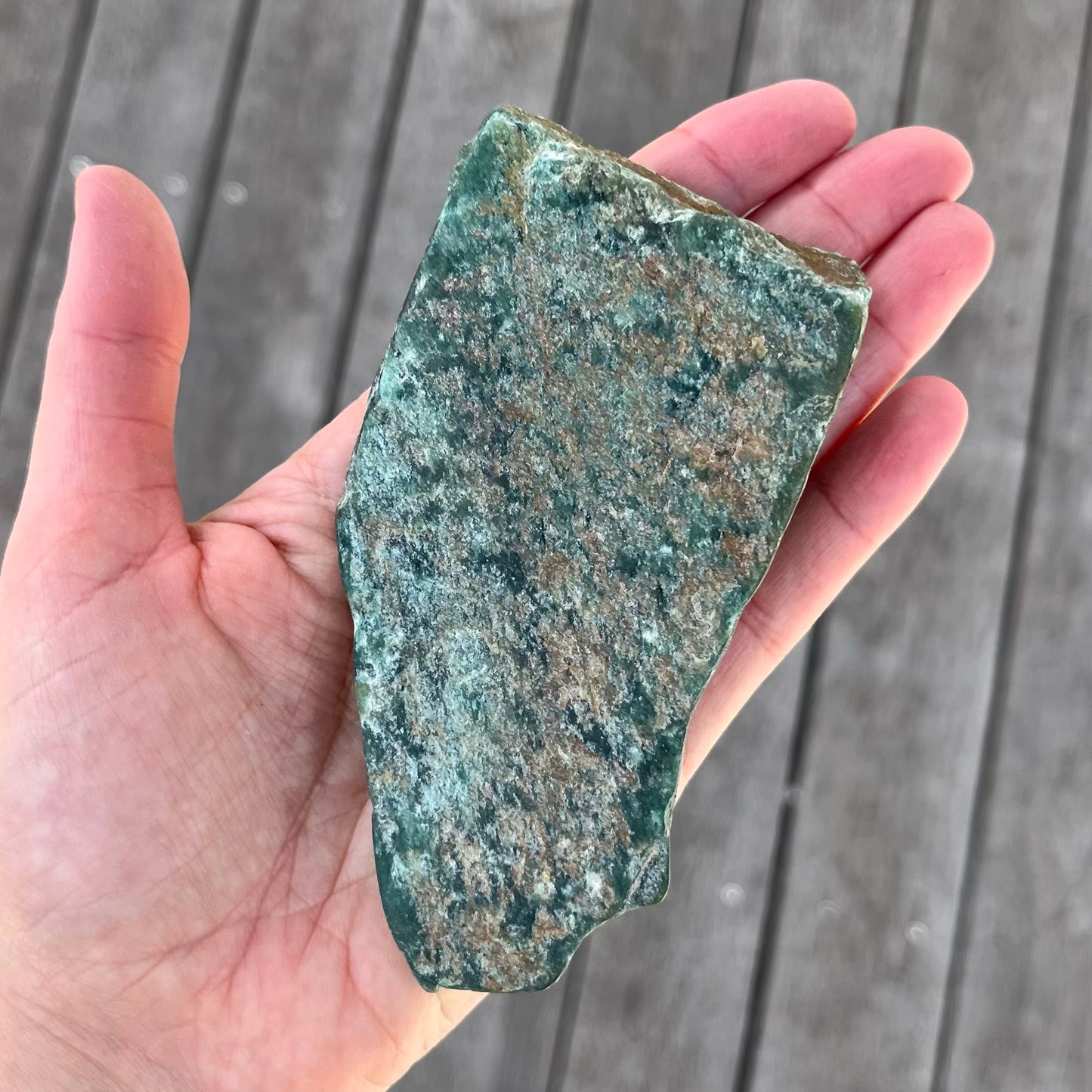 Fuchsite Medium Slab Crystal - Uplifting, Soothing