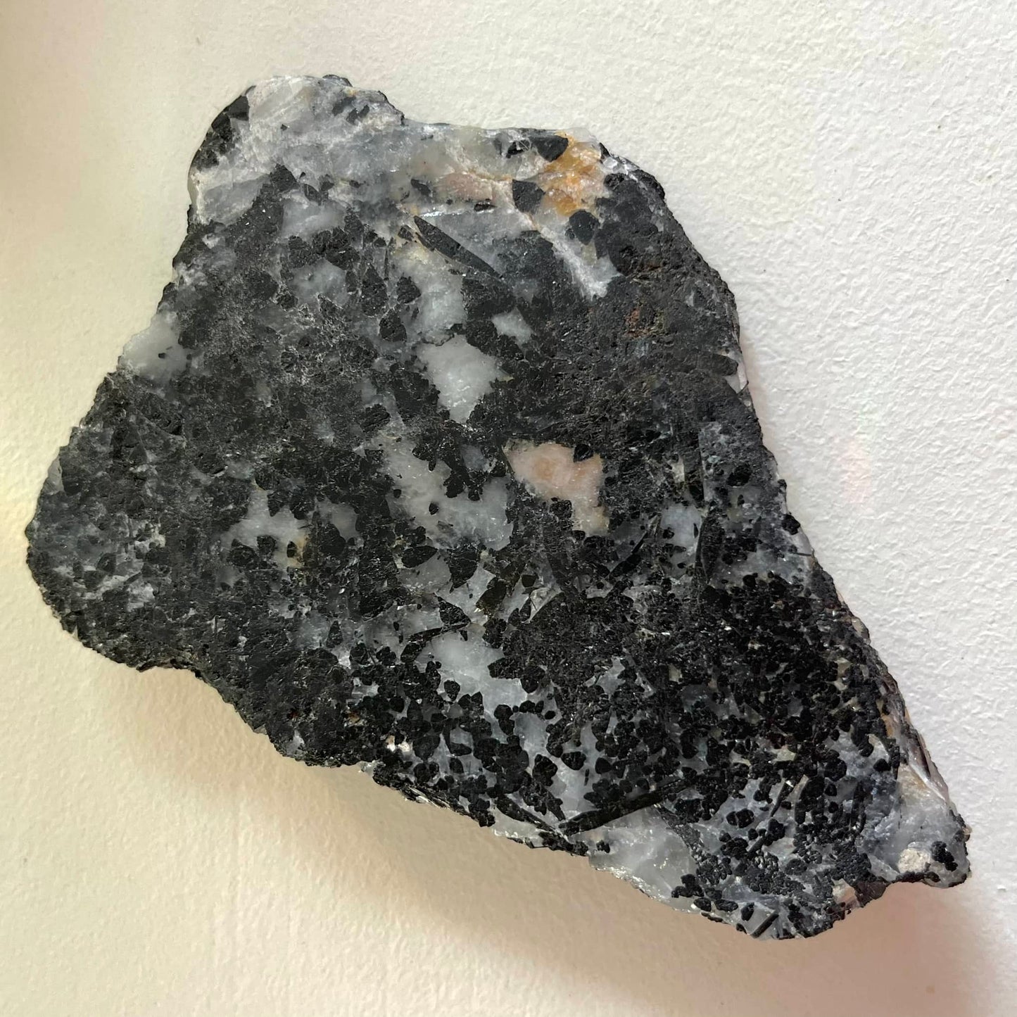 Tourmaline in Quartz Crystal Slab