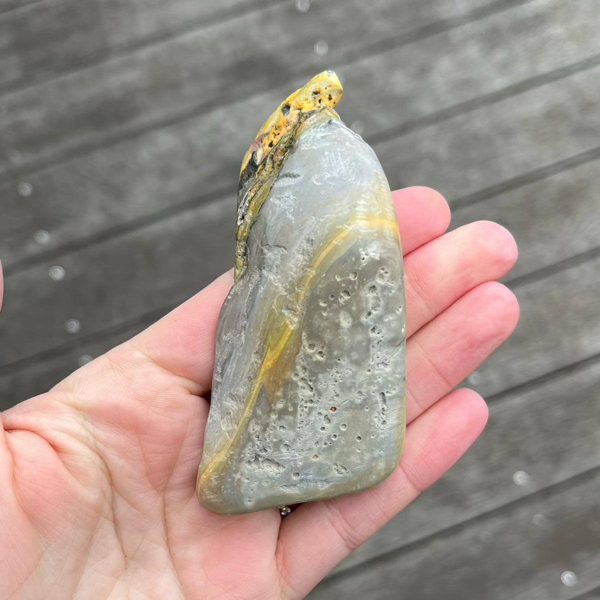 Bumblebee Jasper Raw Crystal - Joy, Confidence