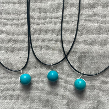 Sphere Pendant - Turquoise