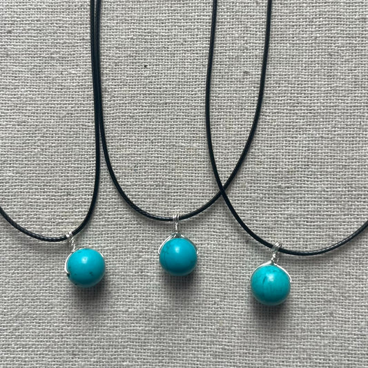 Sphere Pendant - Turquoise
