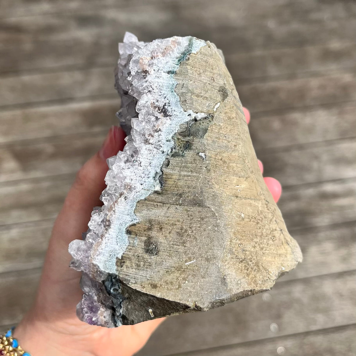 Amethyst XL Base-Cut Crystal – Calm, Protection & Balance