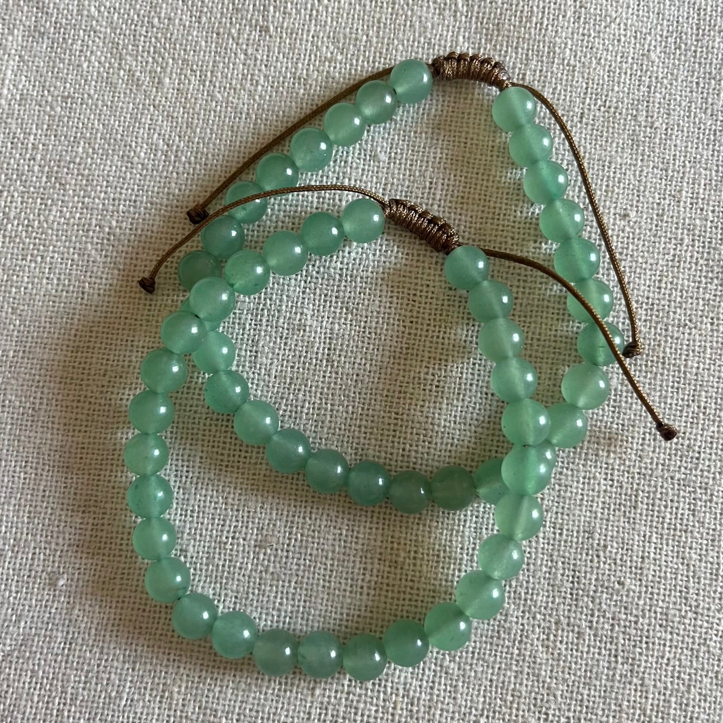 Lucky Cord Bracelet - Green Aventurine