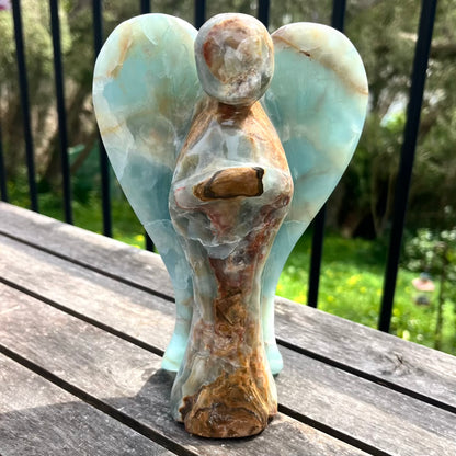 Blue Onyx XXL Angel Crystal - IMPERFECT