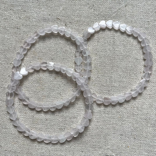 Quartz Heart Beaded Bracelet - Master Healer