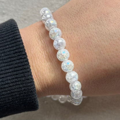 Angel Aura Quartz 8mm Beaded Bracelet - Radiance