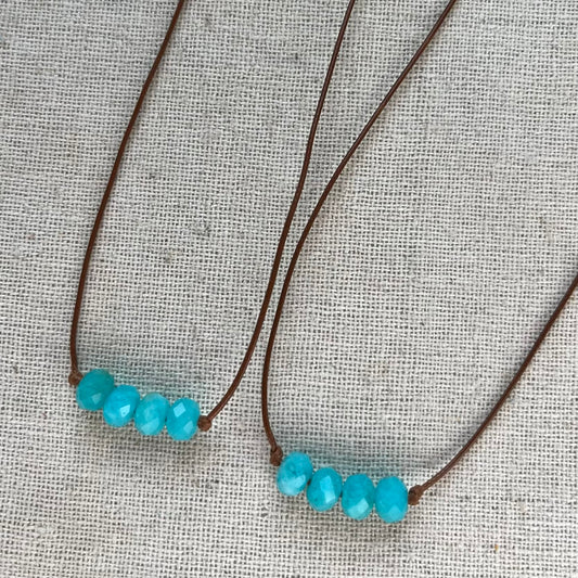 Peaceful Vibes Necklace - Amazonite