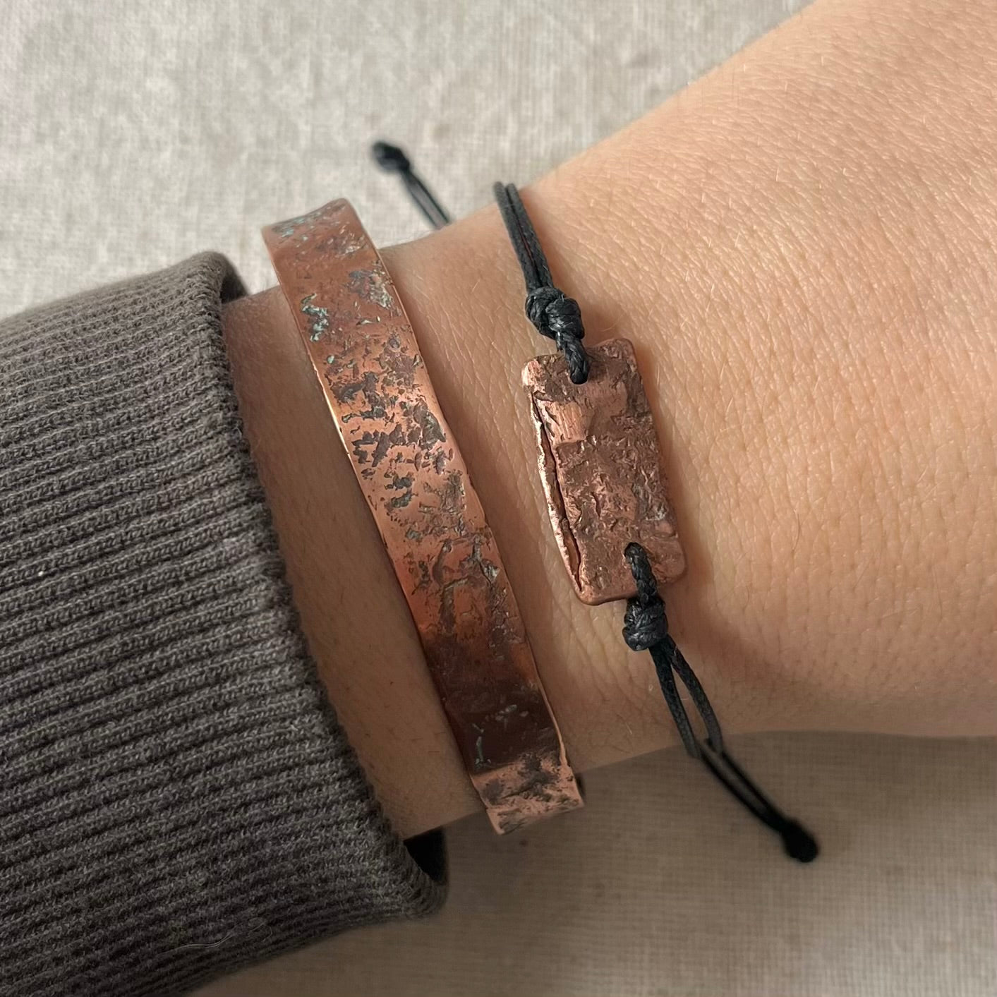 Copper Cord Bracelet - Energy, Vitality, Balance