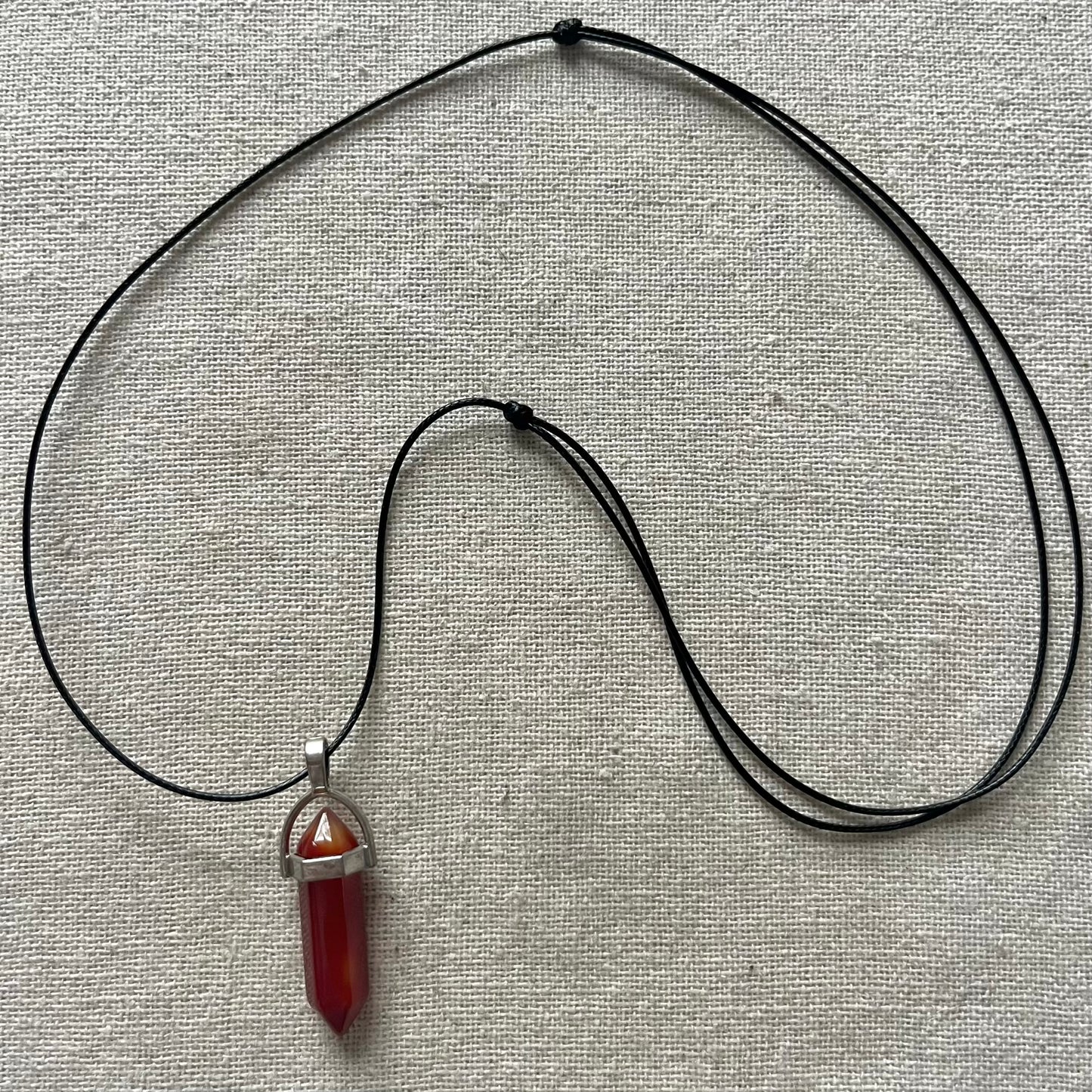 Energy Point Pendant - Carnelian