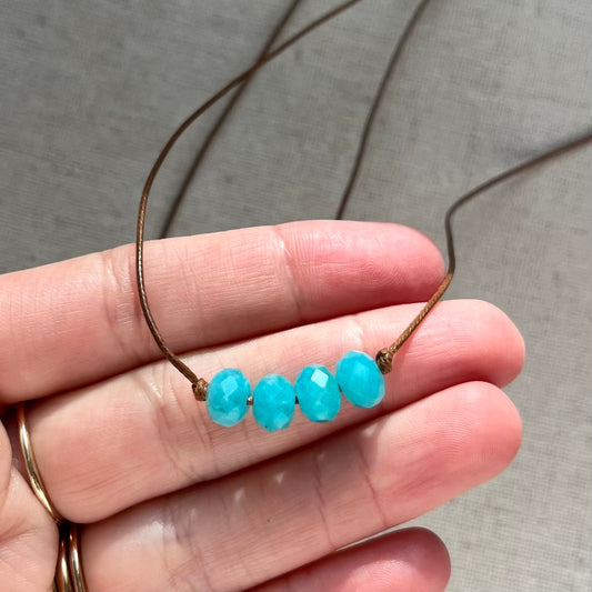 Peaceful Vibes Necklace - Amazonite