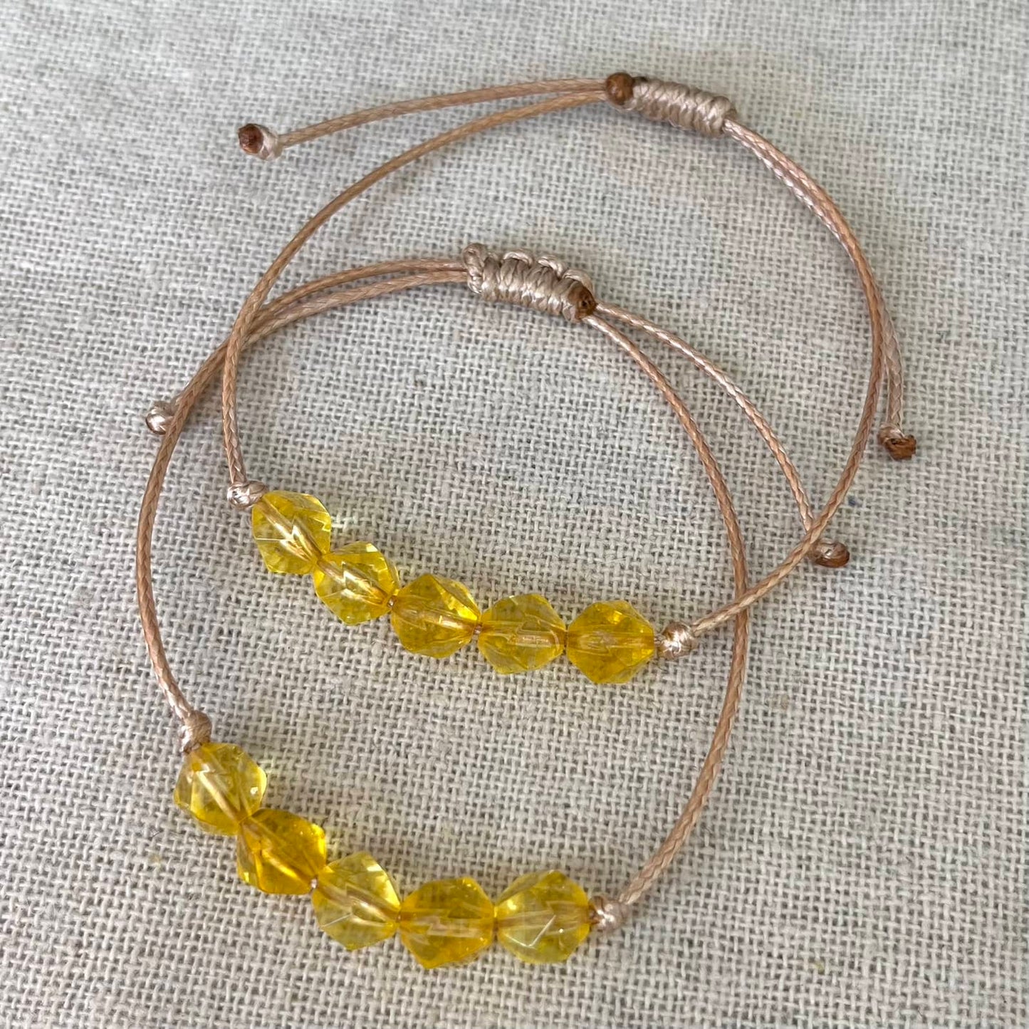 Citrine Cord Bracelet