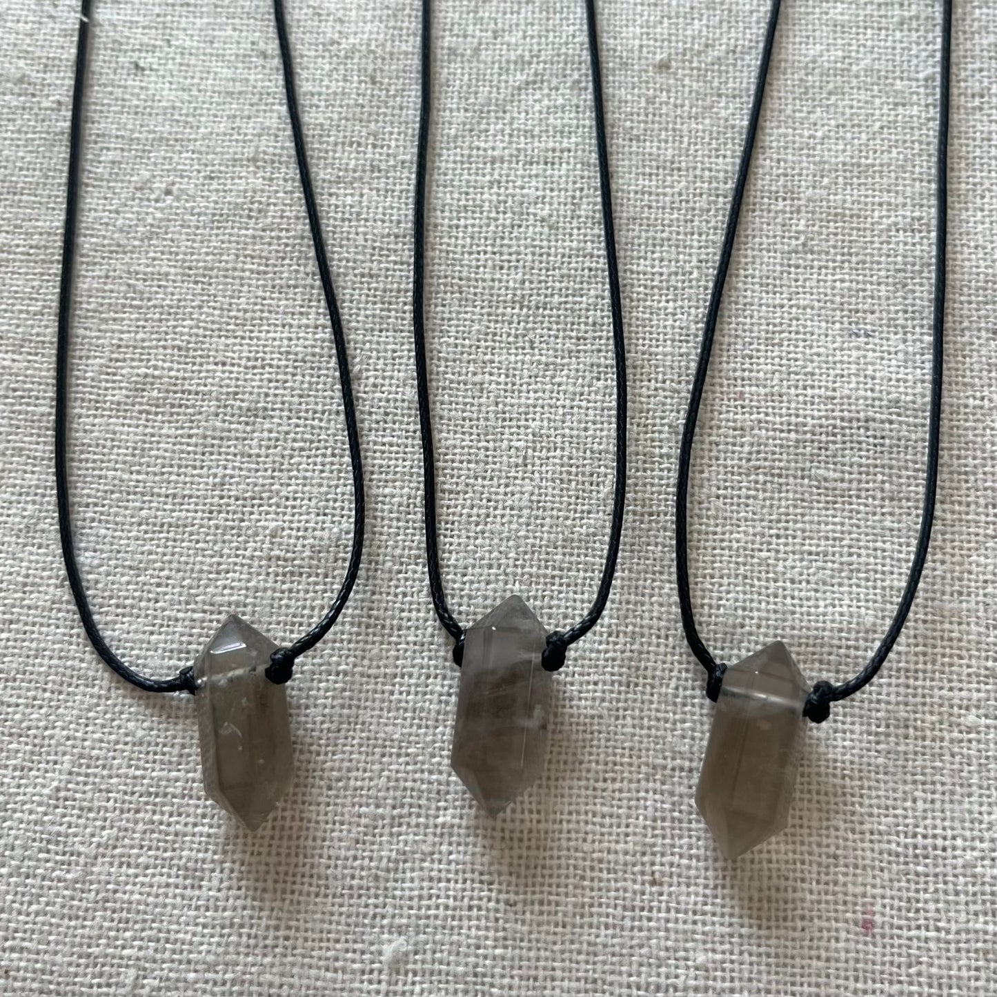 Power Point Pendant - Smoky Quartz