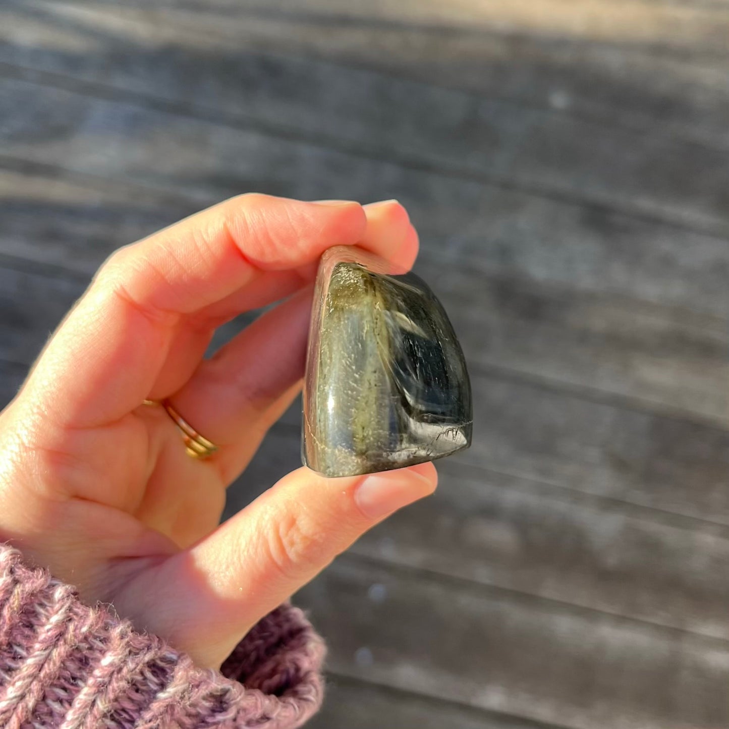 Labradorite Small Freeform Crystal - Intuition, Transformation