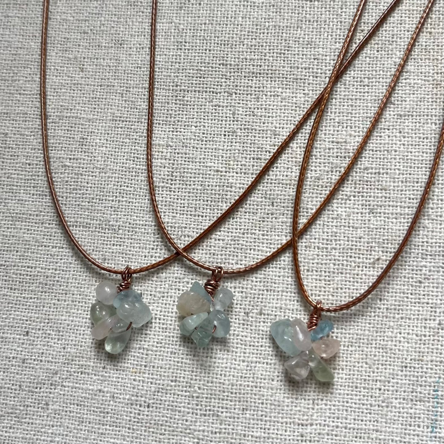 Bloom Charm Pendant - Morganite