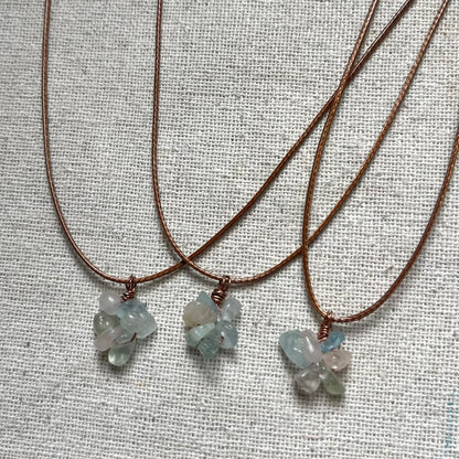 Bloom Charm Pendant - Morganite
